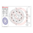 Brembo Prime Serie Oro Front Brake Disc 78B40840
