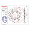 Brembo Prime Serie Oro Front Brake Disc 78B40866