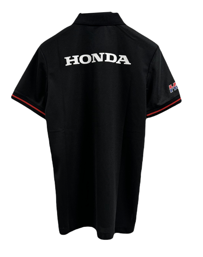 Genuine Honda Apparel HRC Black Polo Shirt Size 2XL