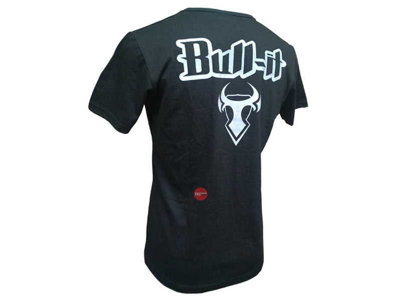 Bull-IT Mens T-Shirt Dirt Bike Black Size Medium
