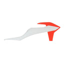Rtech Radiator Shrouds White Orange KTM CVKTMBNAR19