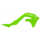 Rtech Radiator Shrouds Fluro Green Kawasaki CVKXFVF0019