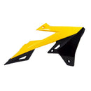 Rtech Radiator Shrouds Yellow Black Suzuki CVRMZGINR18