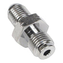 Whites Brake - Male Adaptor 3/8-24TPI-10mmX1.0 Chrome Steel