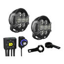 Denali Lighting D7 Pro Premium Kit with DialDim & Crash Mount - Universal Fit