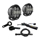 Denali Lighting D7 Pro Bundle with Crash Bar Mount - Honda Africa Twin