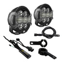 Denali Lighting D7 Pro Crash Bar Bundle - BMW K1600 / R nineT