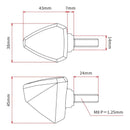 DRC 601 LED FLASHER 12V ORANGE 2PCS