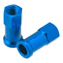DRC Rim Lock Nuts 2PCS Blue