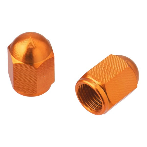 DRC Drc Aluminum Valve Caps 2PCS Orange