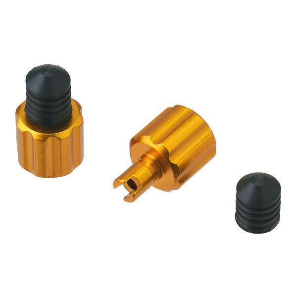 DRC Drc Airvalve Cap W/valve Wrench 2PCS Gold