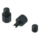 DRC Airvalve Cap W/valve Wrench 2PCS Black