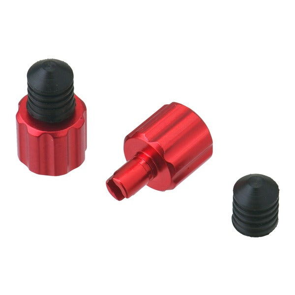 DRC Drc Airvalve Cap W/valve Wrench 2PCS Red