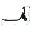 DRC Street Bike Rear Paddock Adjustable Stand - Black