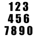 DRC MOTION STD NUMBERS MX2 BLACK "2" 3PCS