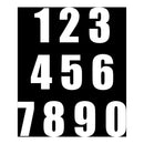 DRC MOTION STD NUMBERS MX2 WHITE "3" 3PCS