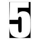 DRC MOTION STD NUMBERS MX2 WHITE "5" 3PCS