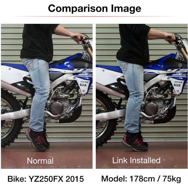 ZETA Suspension Lowering Link -30mm Fits Husqvarna Blue ZE56-05849