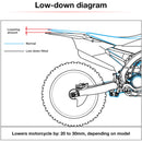 Zeta RSL-LowDown -27mm KTM SX/SXF/XC/XCF '23- Orange