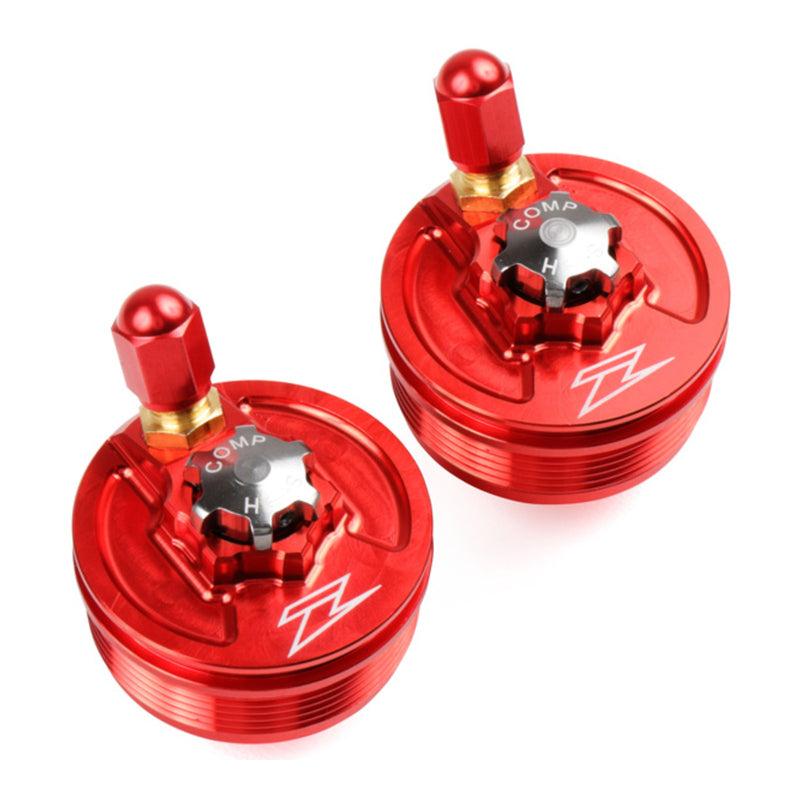 ZETA Front Fork Top Cap Red ZE56-10062