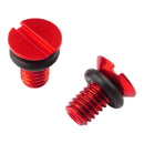 Zeta Ff Airvalvecap Screw Wp Red 2PCS
