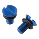 Zeta Ff Airvalvecap Screw Wp H-blue 2PCS