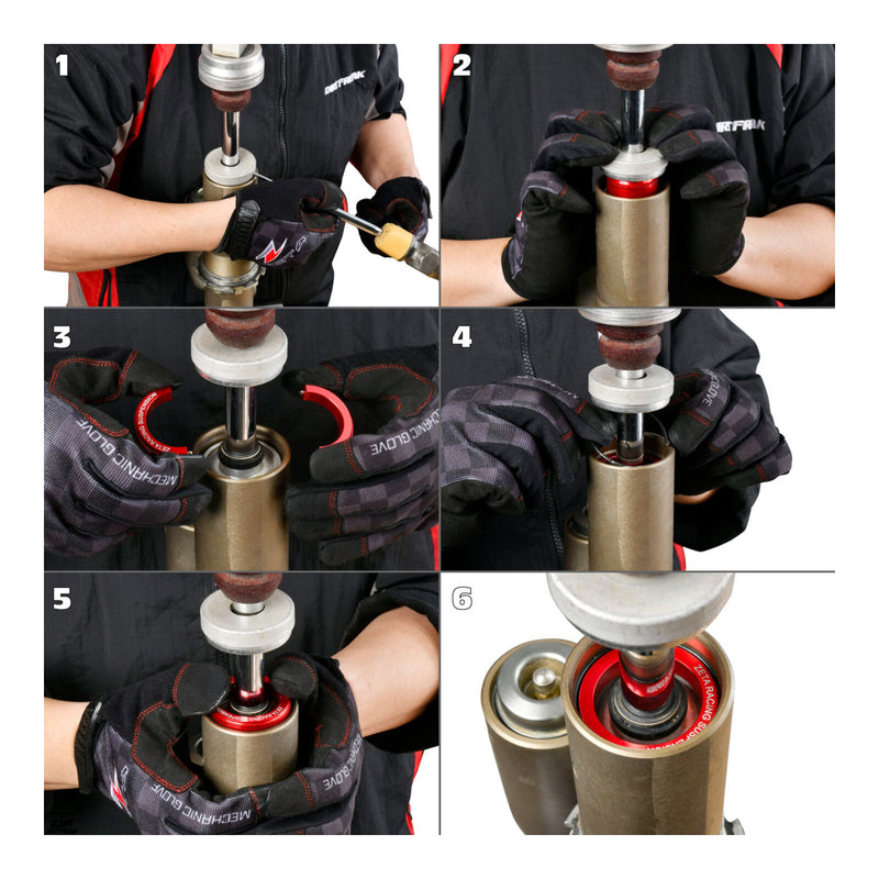 Zeta Rear Suspension Lowering Kit Showa/KYB/WP 50F 40mm - Titanium