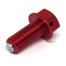 Zeta Magnetic Drain Bolt M10X22-P1.5 Red ZE581343