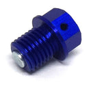 Zeta Magnetic Drain Bolt M12X12-P1.5 Blue ZE581512