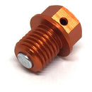 Zeta Magnetic Drain Bolt M12X12-P1.5 Orange ZE581517