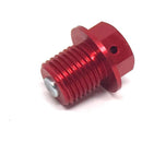 Zeta Magnetic Drain Bolt M14X14-P1.5 Red ZE581623