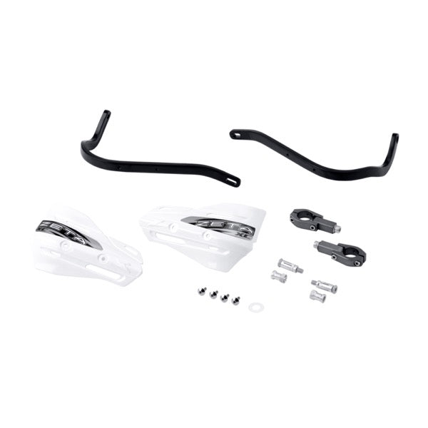 ZETA Armor Handguard Xc Kit For 28.6MM Bar Black/white