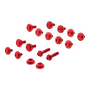 Zeta Aluminum Bolt Set For Plastics CRF450R '21- 15PCS R ZE885062