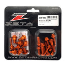 Zeta Aluminum Bolt Set Plastics Sx sxf '19- Org ZE885853
