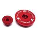 Zeta Engine Plugs KX250 F '11-19, KX450F '09-18 Red ZE891230