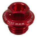 Zeta Oil Filler Plug CRF250R '18- Red ZE892120
