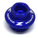 ZETA OIL FILLER PLUG KX250'05-07, KX250/F,450/F'04- BLUE