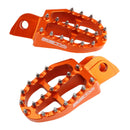 ZETA Aluminum Foot Pegs Orange ZE93-1817