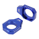 Zeta Rear Axle Block KXF250 '17-,KXF450 '16- Blue ZE935142
