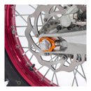 Zeta Rear Axle Block Sx sxf- '12, 85SX,EXC Orange ZE935427