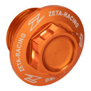 Zeta Axle Stop Bolt M20X19-P1.5 H21 Orange ZE938073
