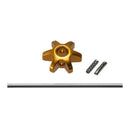 Zeta Pilot Lever Rep. Ajust Knob Gold