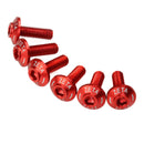 ZETA Screen Bolt Set Red 6Pc ZS88-1062