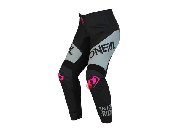 Oneal 23 Elmt Racewear V.23 Black Pink Adult 13 14W 38 Womens Off Road Pants Waist Size 38"