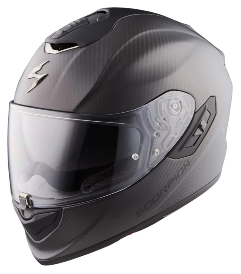 Scorpion EXO-1400 EVO II CARBON AIR SOLID Matt Black Road Helmet Size Large 60cm