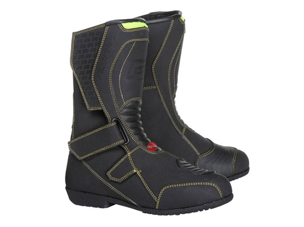 Rjays Eagle Black Yellow Youth Road Boots Size (EU) 32