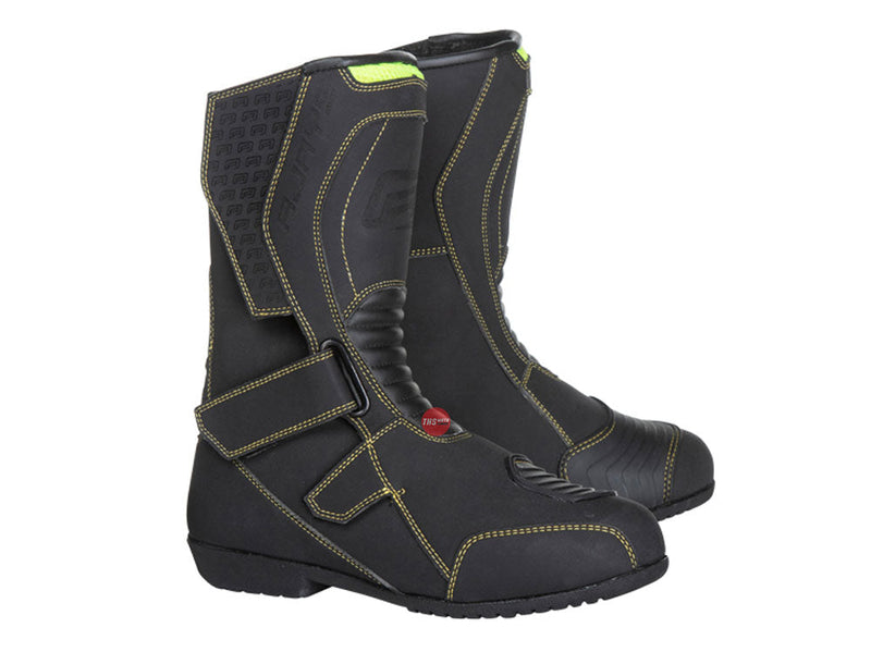 Rjays Eagle Black Yellow Youth Road Boots Size (EU) 34