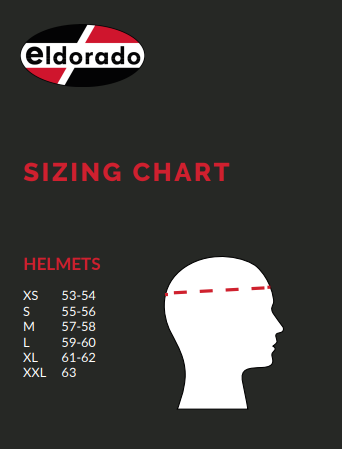 Eldorado Helmet E20 Full Face Black/Red M