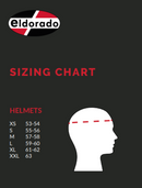 Eldorado Helmet E10 Open Face Matte Black Size Medium 58cm