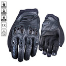 Five STUNT EVO 2 LEATHER Black Road Gloves Size Small 8